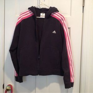 Vintage XL Adidas Jacket WORN ONCE Full zip
